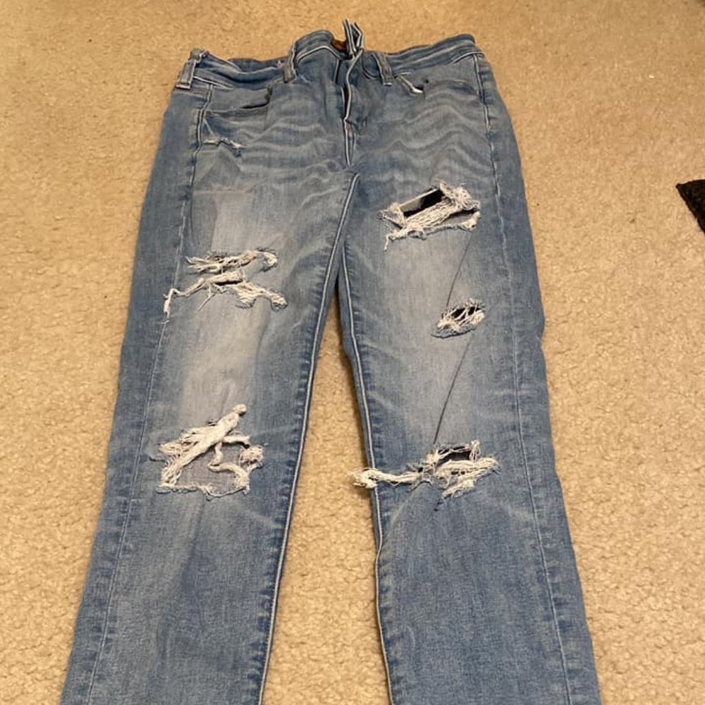 AMERICAN EAGLE JEANS 4LONG HI RISE JEGGING NEXT LEVEL STRETCH